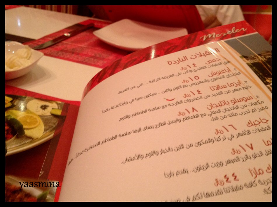 منيو اناتوليا مشاوي تركية