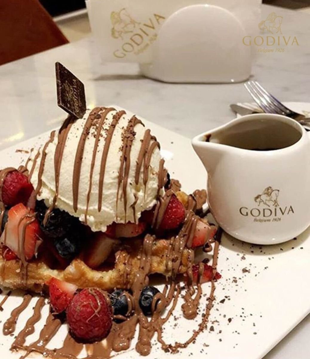 جوديفا كافيه Godiva (السعر +المنيو +العنوان)