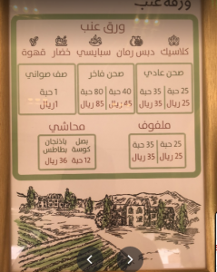 waraqet-anab-resturant-mrnu.