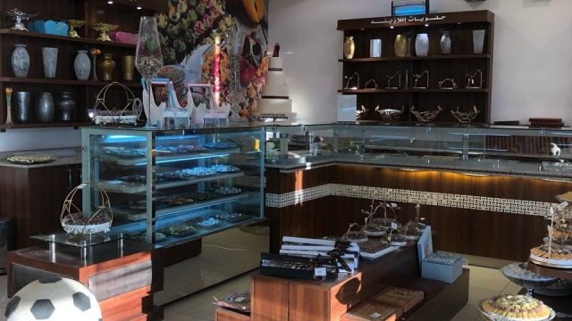 محل حلويات إللازينه بالرياض (الأسعار+ المنيو+ الموقع)