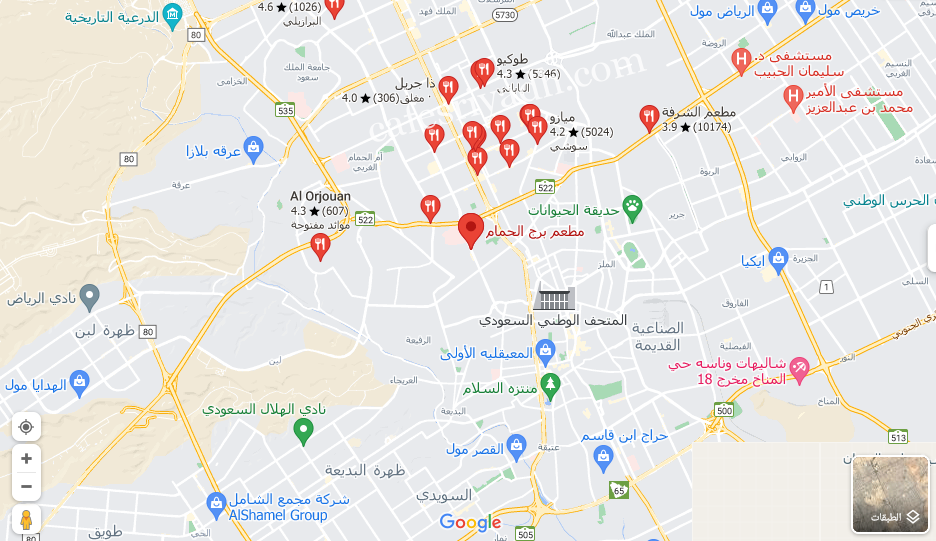 مطاعم قريبة مني، طريقة الوصول لأقرب مطعم قريب مني