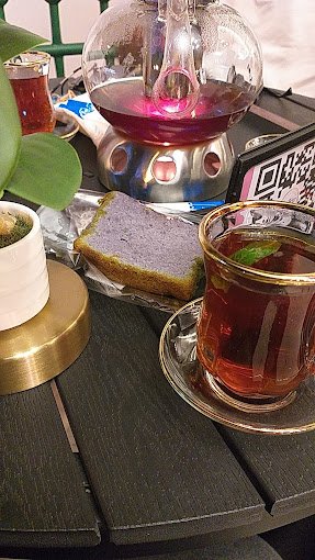 كافيه شاهي و كيك